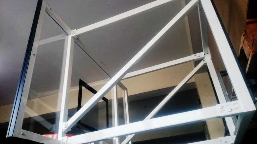 NormSport Duvara Monte Pota 4 lü Çerçeve 10 MM 90*120 Cam - Görsel 2